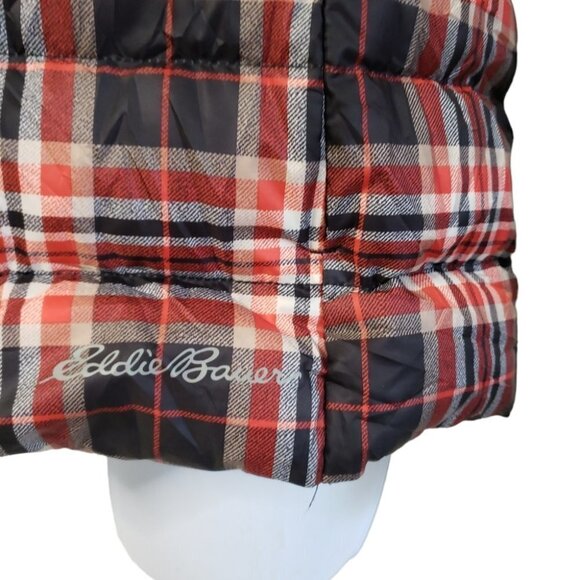 Eddie Bauer Puffer Plaid Preppy Outdoor Winter CirrusLite Down Jacket - Women's - Picture 5 of 9